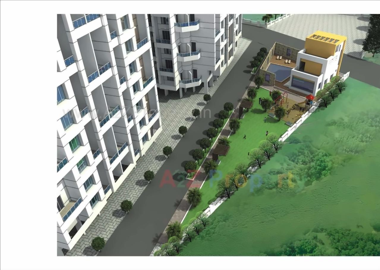 3D Elevation of real estate project Willows Twin Tower located at Man, Pune, Maharashtra