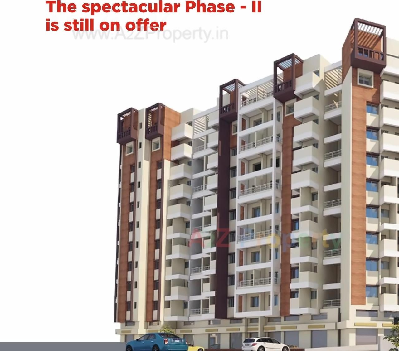 3D Elevation of real estate project Windsor County located at Parvati, Pune, Maharashtra