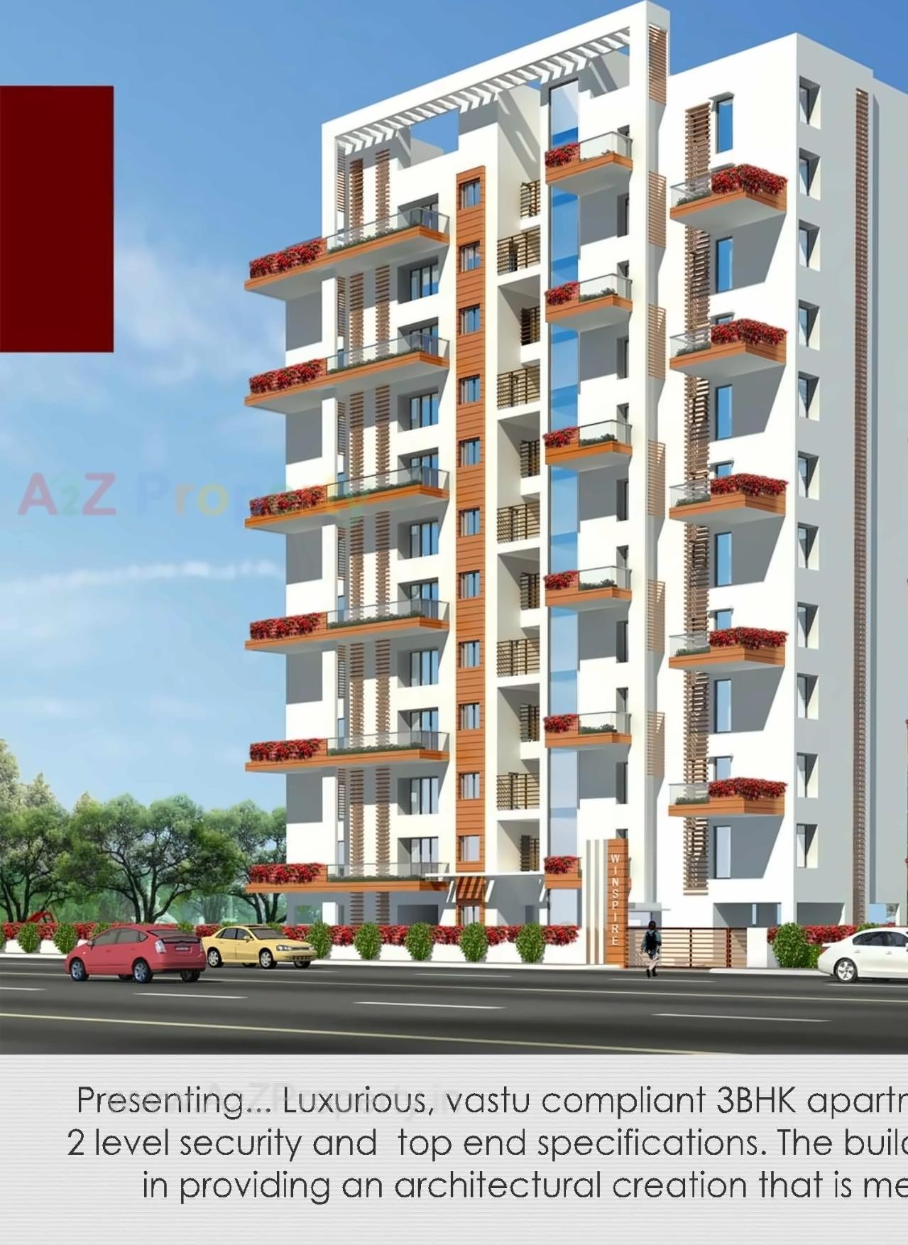 3D Elevation of real estate project Winspire located at Kondhwa-khurd, Pune, Maharashtra