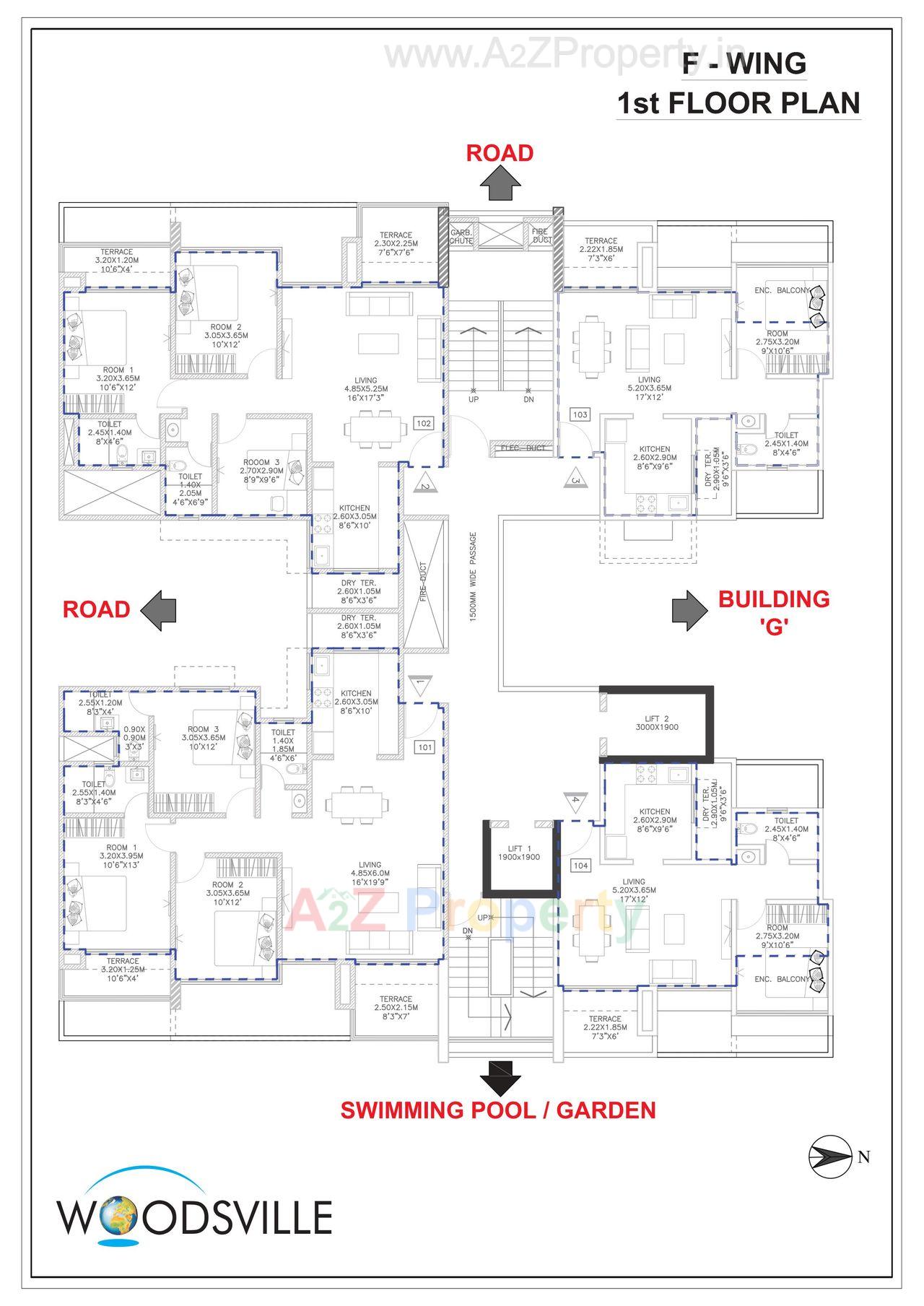 0001 (6) of real estate project Woodsville Cluster located at Pimpri-chinchawad-m-corp, Pune, Maharashtra