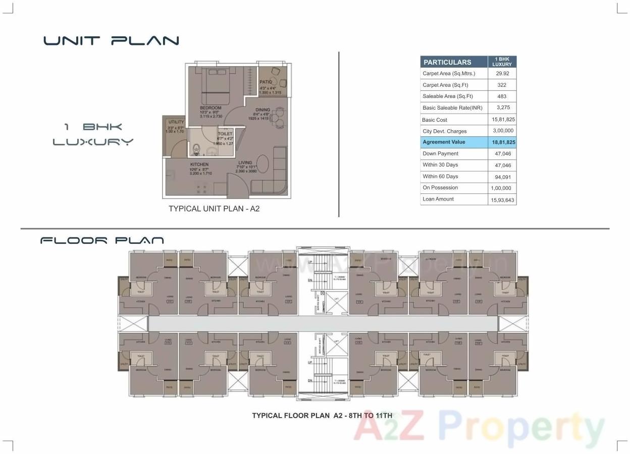 Layout of real estate project Xrbia Hinjewadi Road / Riverfront located at Bebad-ohol, Pune, Maharashtra