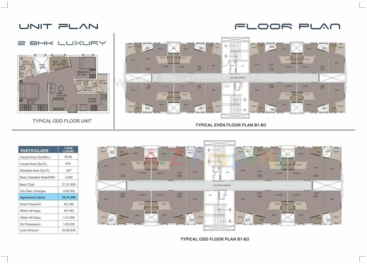 Layout of real estate project Xrbia Hinjewadi Road / Riverfront located at Bebad-ohol, Pune, Maharashtra