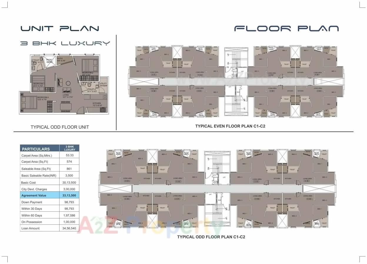Layout of real estate project Xrbia Hinjewadi Road / Riverfront located at Bebad-ohol, Pune, Maharashtra