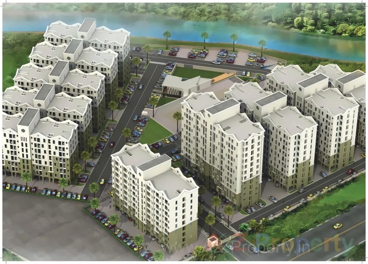 3D Elevation of real estate project Xrbia Hinjewadi Road / Riverfront located at Bebad-ohol, Pune, Maharashtra