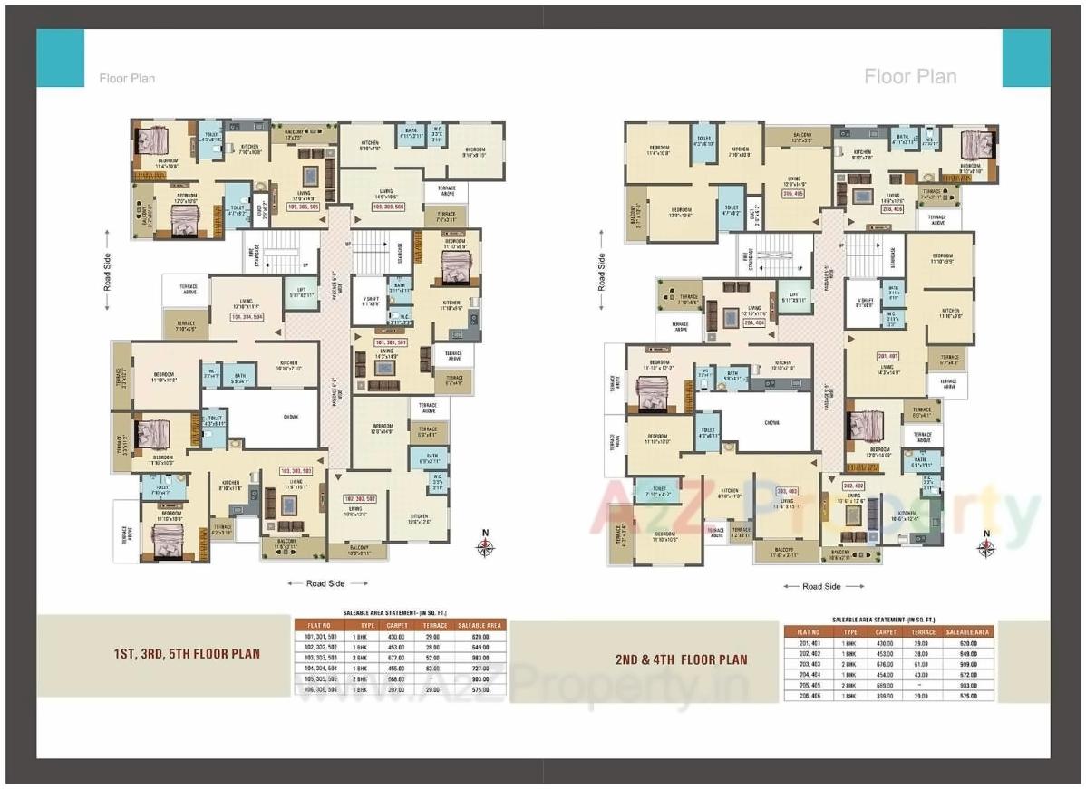 Layout of real estate project Yash Square located at Pune-m-corp, Pune, Maharashtra