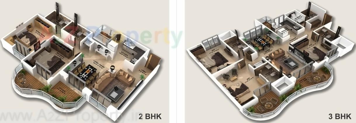 Layout of real estate project Yash Twin Tower located at Baner, Pune, Maharashtra