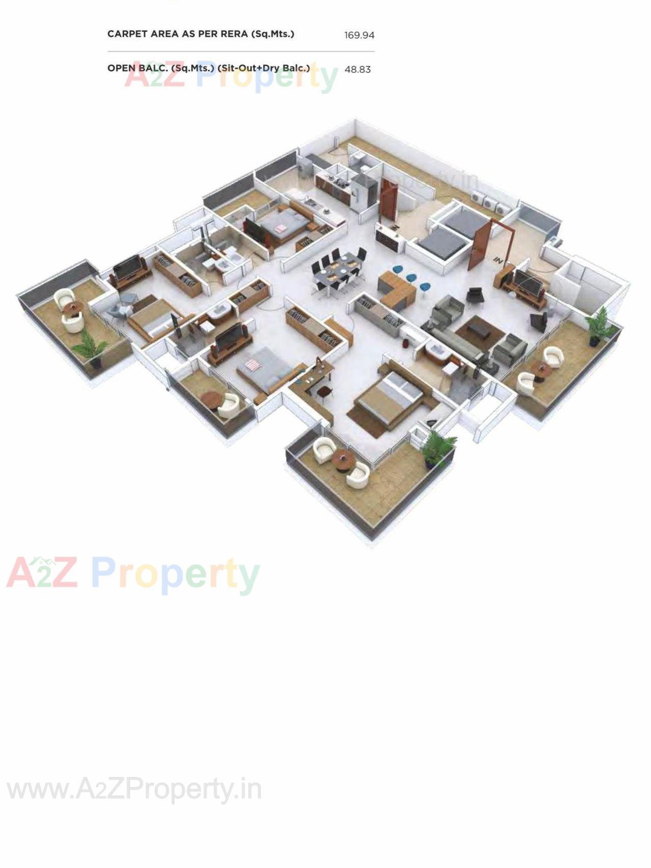 Layout of real estate project Yashodhan located at Pune-m-corp, Pune, Maharashtra