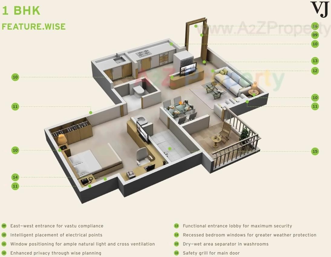 Layout of real estate project Yashwin Anand located at Sus, Pune, Maharashtra