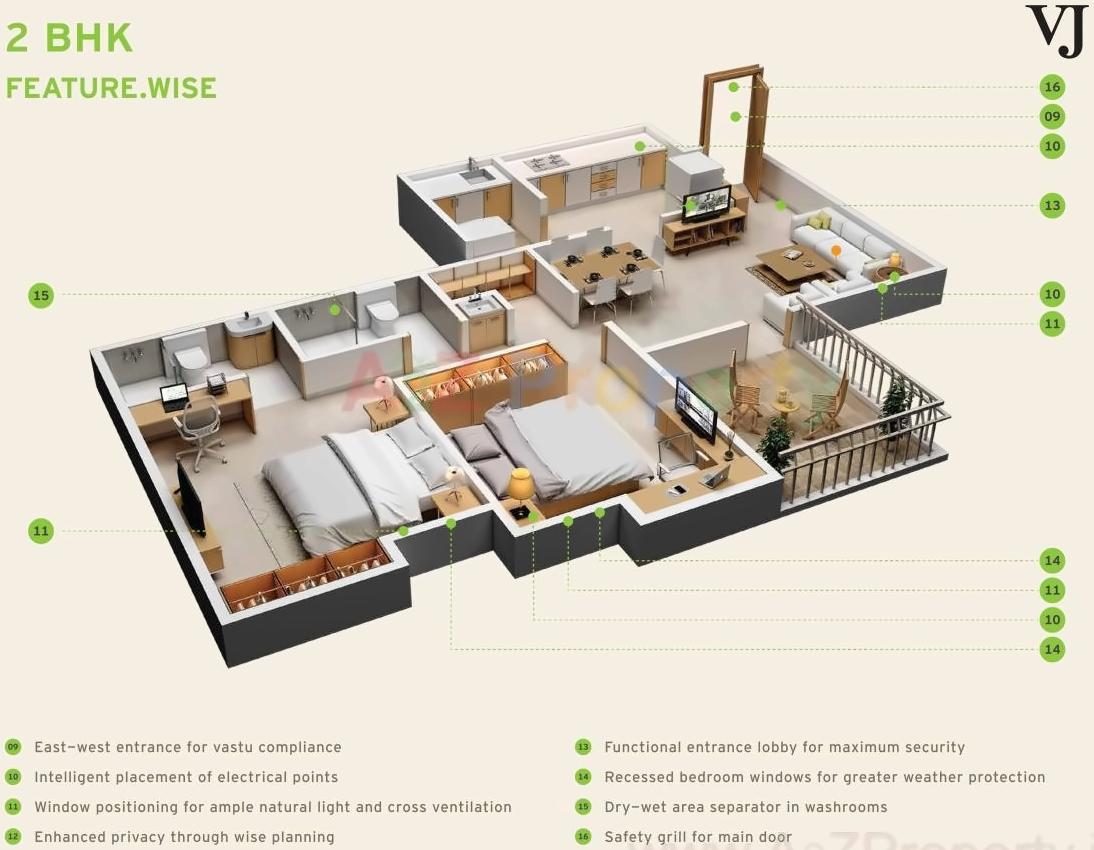 Layout of real estate project Yashwin Anand located at Sus, Pune, Maharashtra