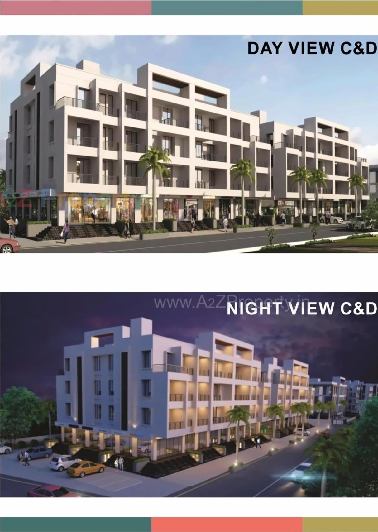 3D Elevation of real estate project Yogin Belva Project located at Lahagaon, Pune, Maharashtra