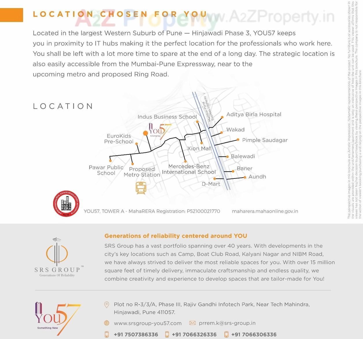  of real estate project You57 Tower located at Man, Pune, Maharashtra