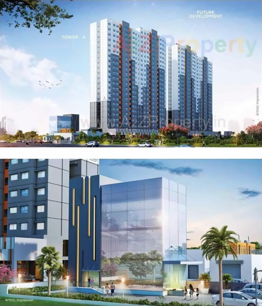 3D Elevation of real estate project You57 Tower located at Man, Pune, Maharashtra