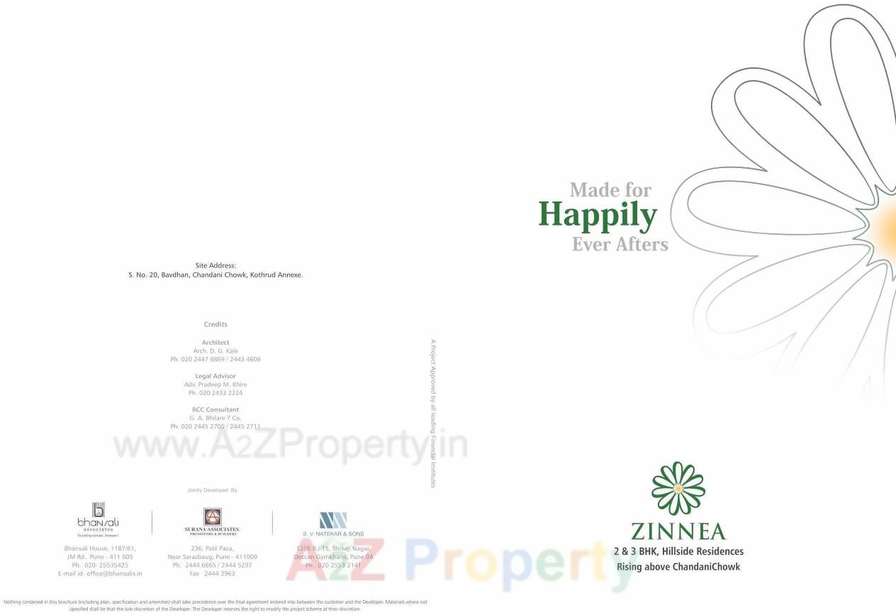  of real estate project Zinnea Housing located at Bavadhan-bk, Pune, Maharashtra