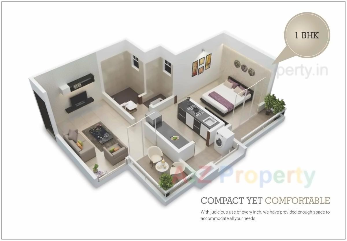 Layout of real estate project Zinnia Elegans located at Wakad, Pune, Maharashtra