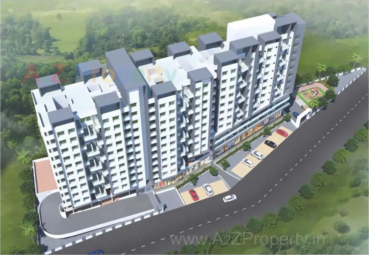 3D Elevation of real estate project Zinnia Elegans located at Wakad, Pune, Maharashtra