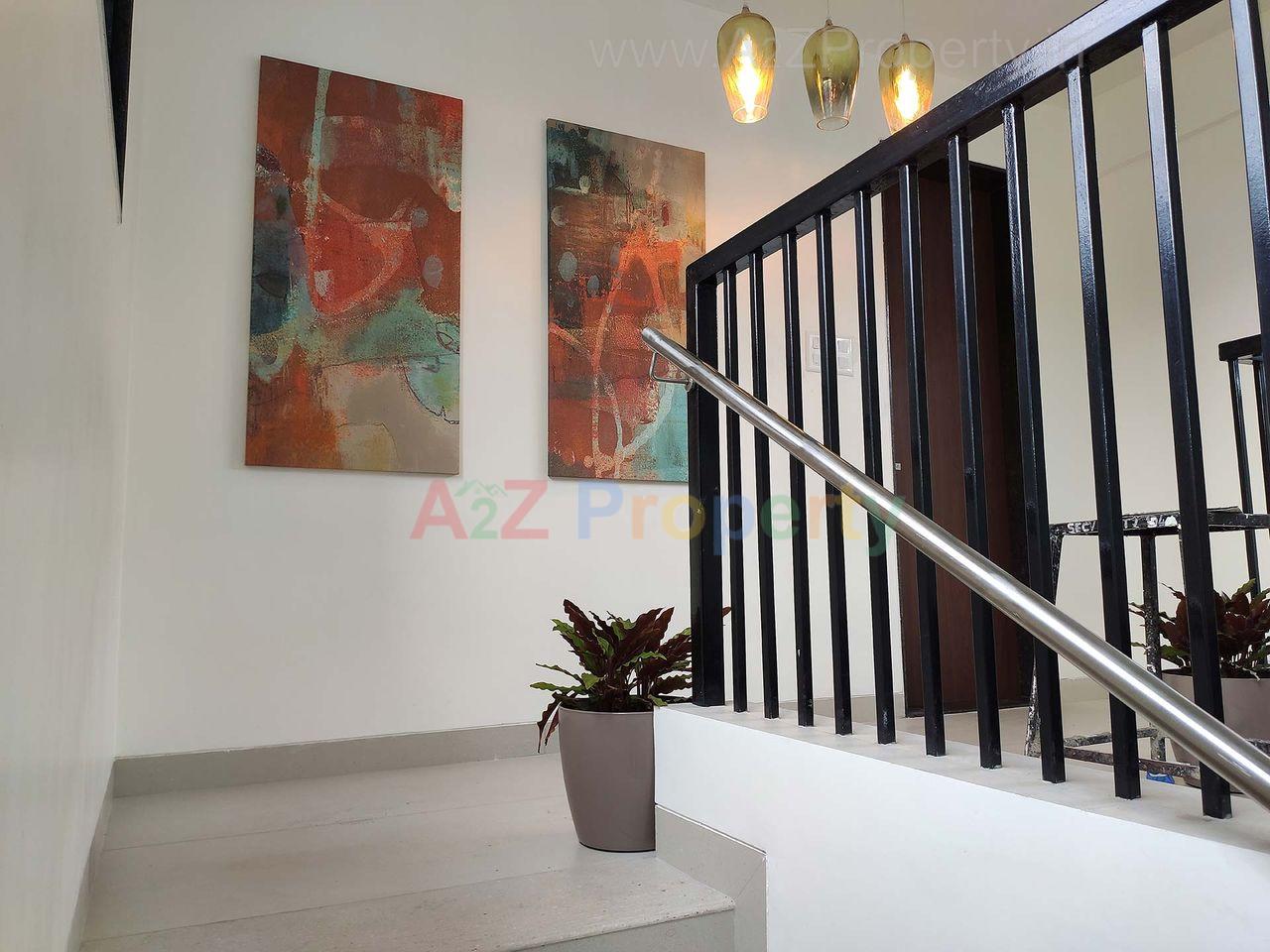 Steps Upper Floor Big of real estate project Zinnia Row Houses located at Hadapsar, Pune, Maharashtra