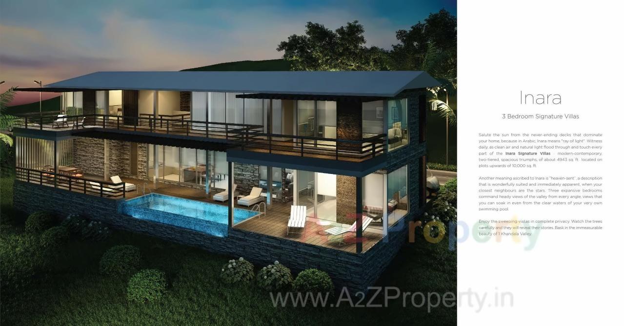 3D Elevation of real estate project 1 Khandala Valley located at Chavani, Raigarh, Maharashtra