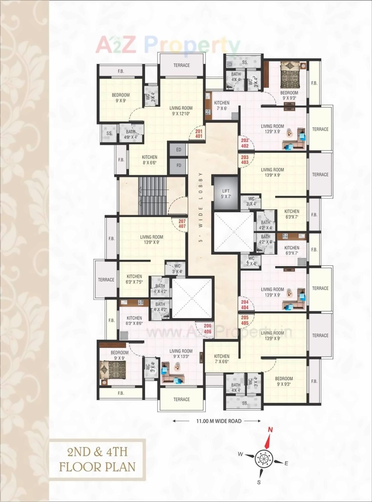 Layout of real estate project Aangan Villa located at Bokadvira, Raigarh, Maharashtra