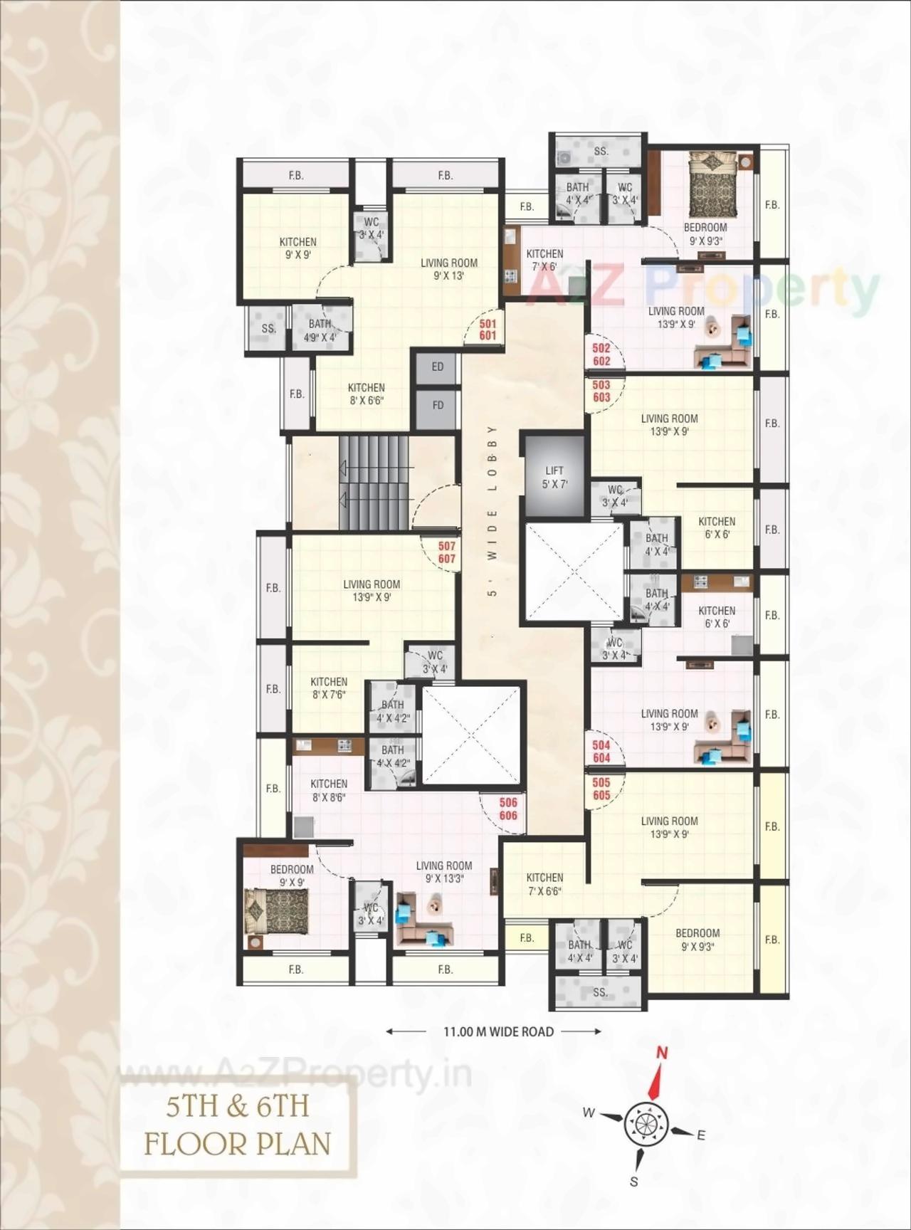 Layout of real estate project Aangan Villa located at Bokadvira, Raigarh, Maharashtra