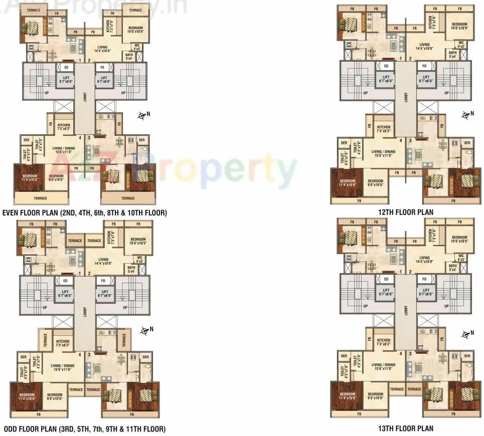 Layout of real estate project Aatmay Elixir located at Ulawe, Raigarh, Maharashtra