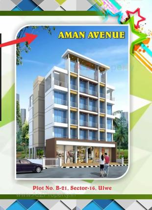 Elevation of real estate project Aman Avenue located at Ulawe, Raigarh, Maharashtra