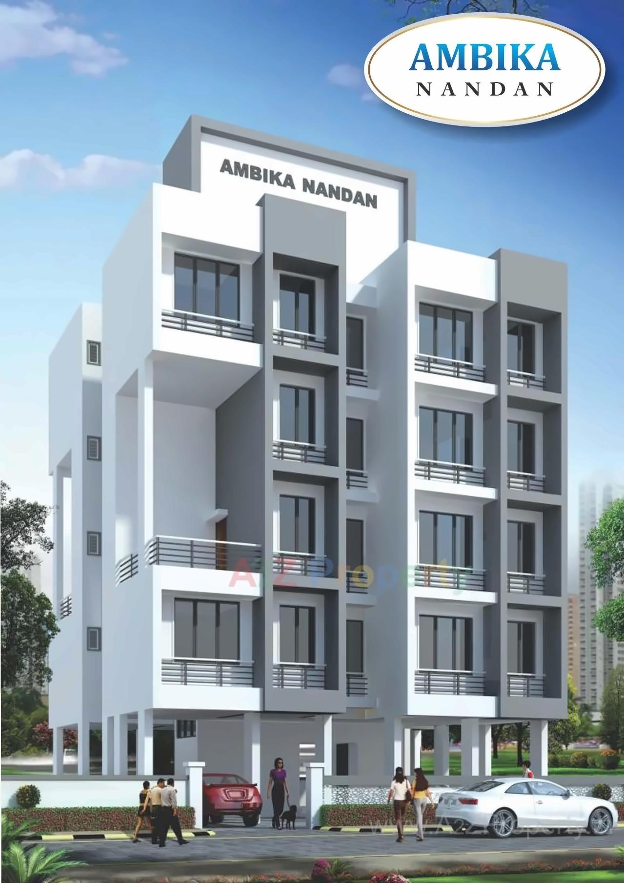 3D Elevation of real estate project Ambika Nandan located at Vadghar-ct, Raigarh, Maharashtra