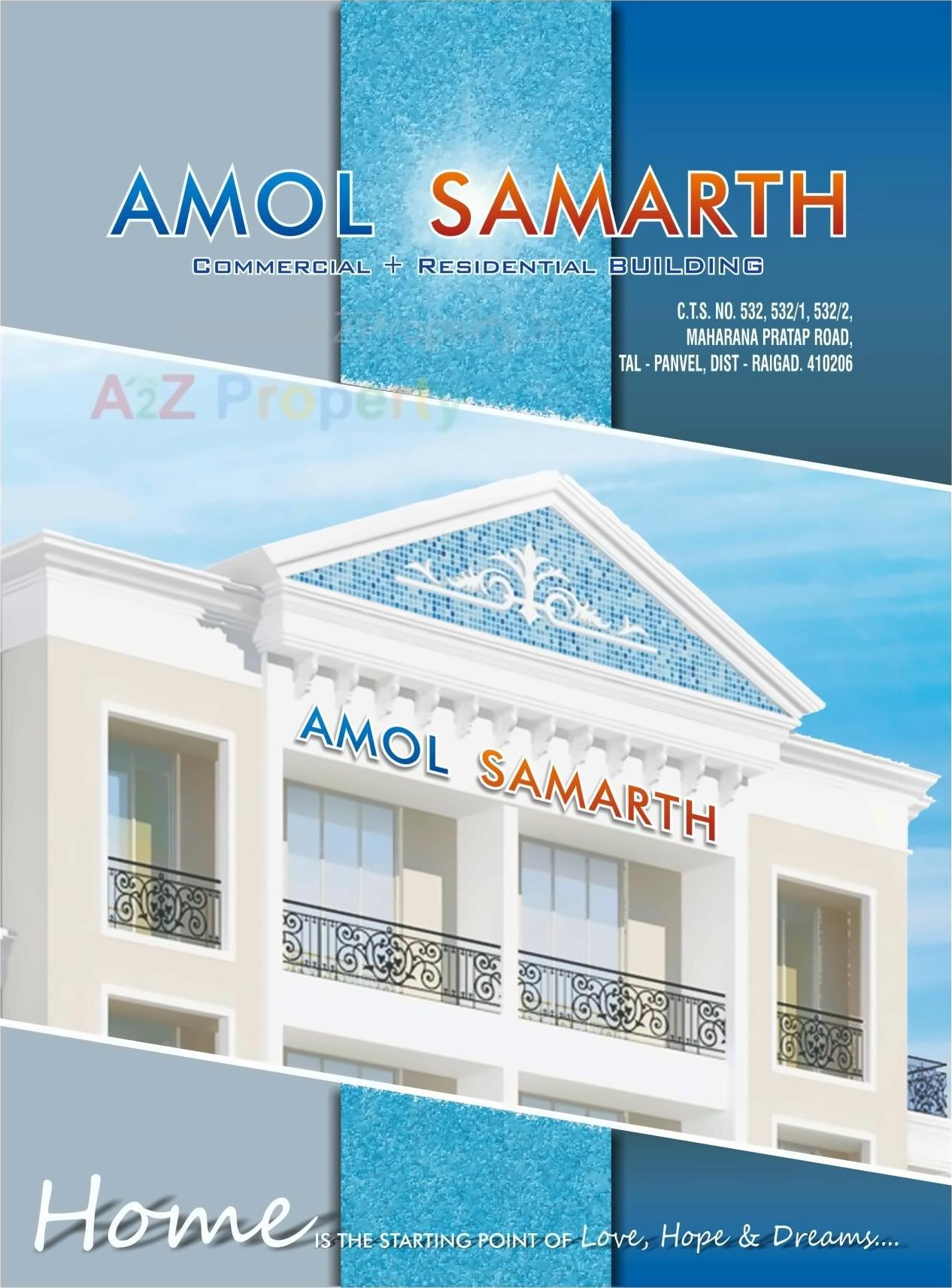 3D Elevation of real estate project Amol Samarth located at Panvel, Raigarh, Maharashtra
