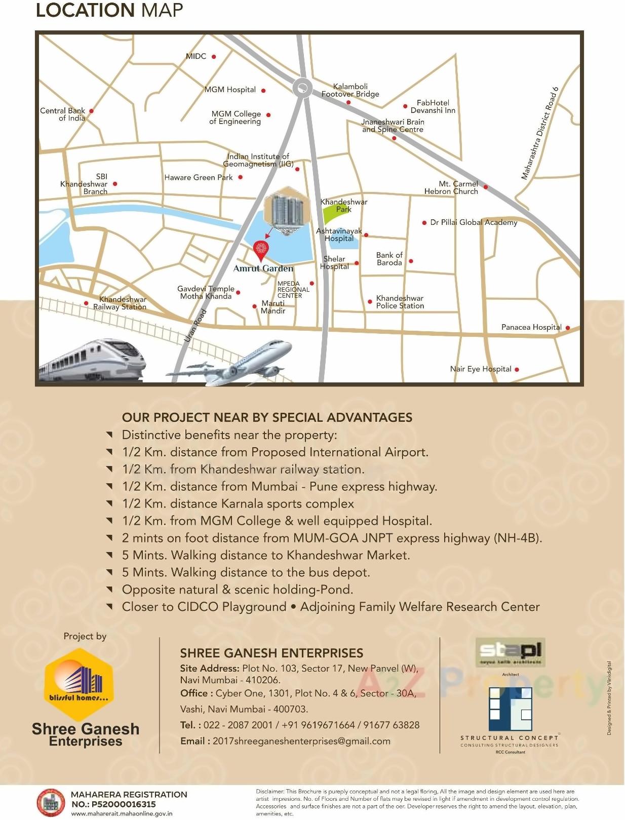  of real estate project Amrut Garden located at Kamothe, Raigarh, Maharashtra