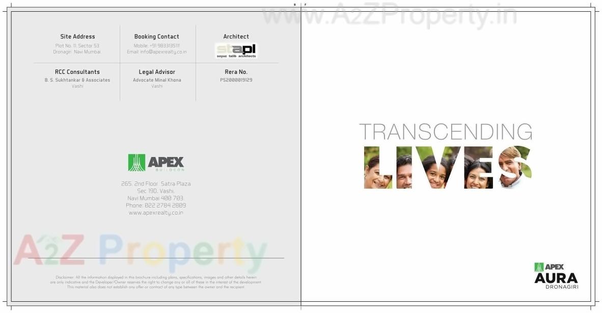  of real estate project Apex Aura located at Bhendkhal, Raigarh, Maharashtra