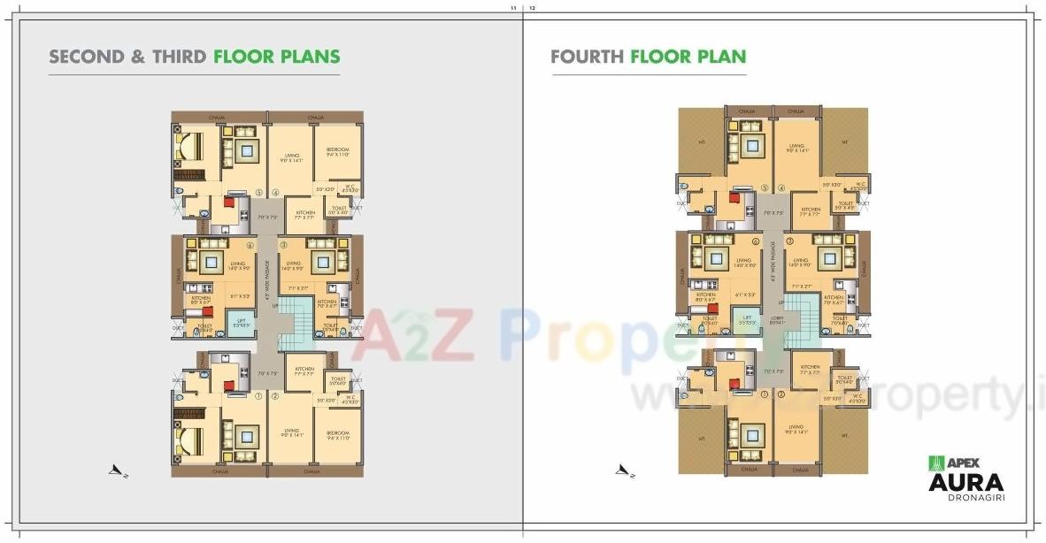 Layout of real estate project Apex Aura located at Bhendkhal, Raigarh, Maharashtra