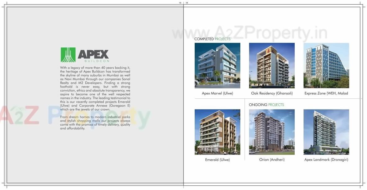  of real estate project Apex Aura located at Bhendkhal, Raigarh, Maharashtra