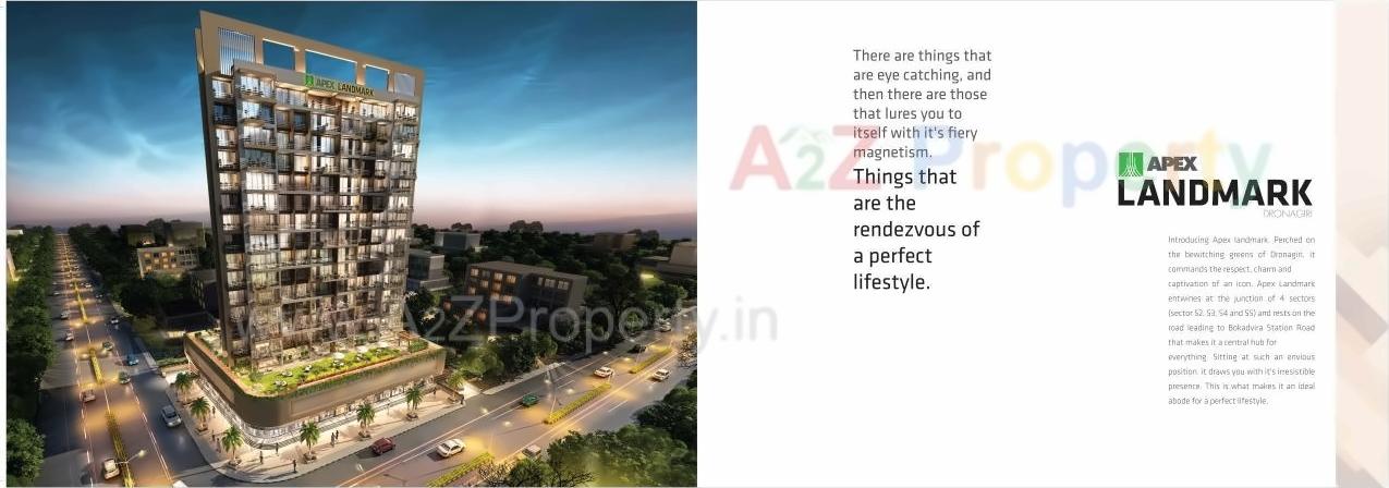 3D Elevation of real estate project Apex Landmark located at Uran, Raigarh, Maharashtra