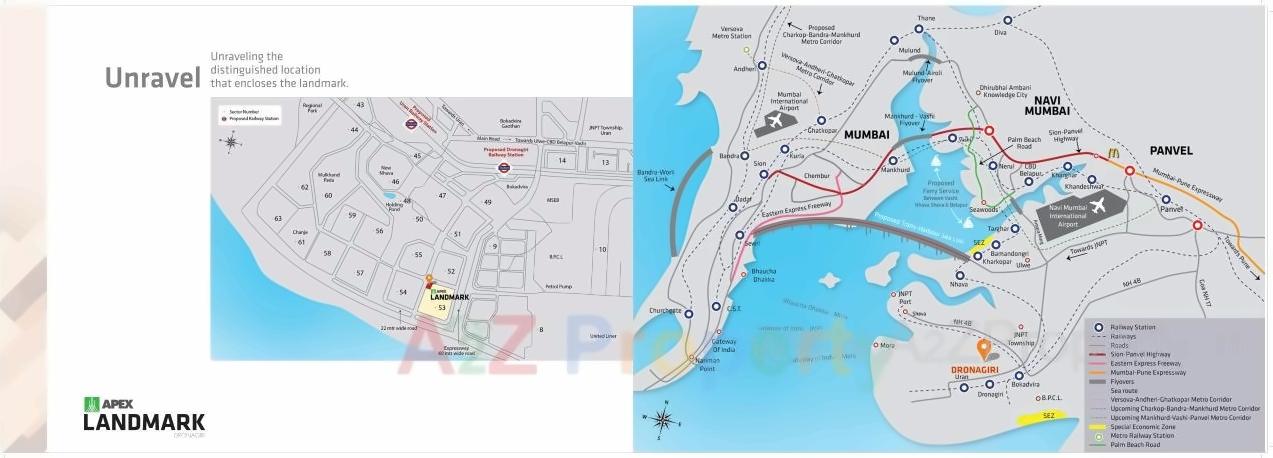  of real estate project Apex Landmark located at Uran, Raigarh, Maharashtra