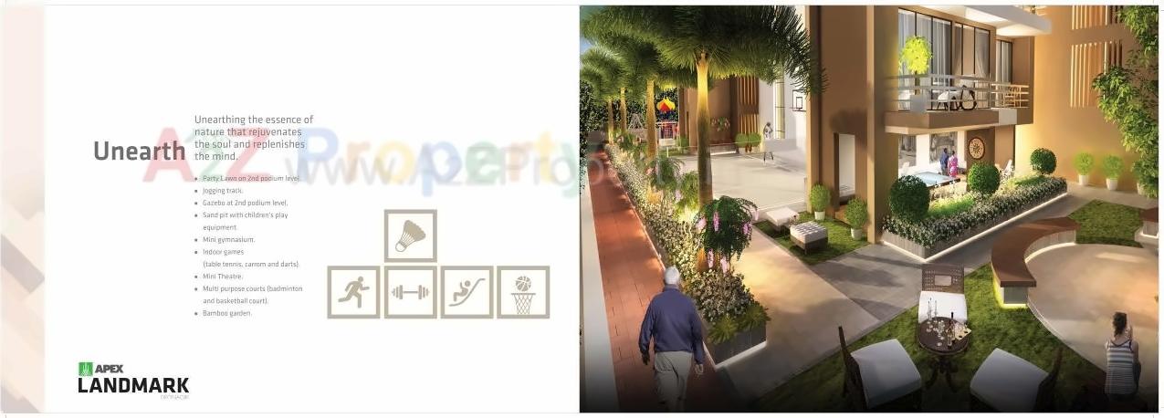 3D Elevation of real estate project Apex Landmark located at Uran, Raigarh, Maharashtra