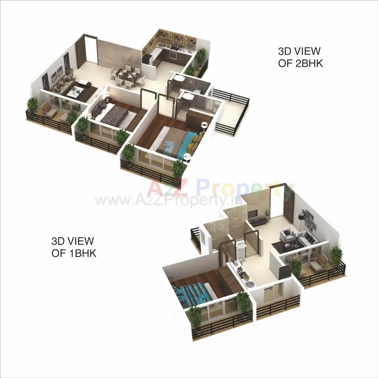 Layout of real estate project Aramus Complex located at Ulawe, Raigarh, Maharashtra