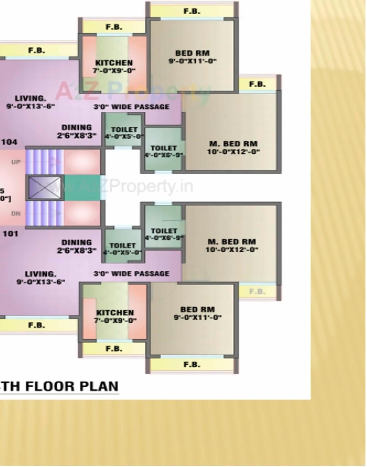 Layout of real estate project Arihant Amisha located at Mahodar, Raigarh, Maharashtra