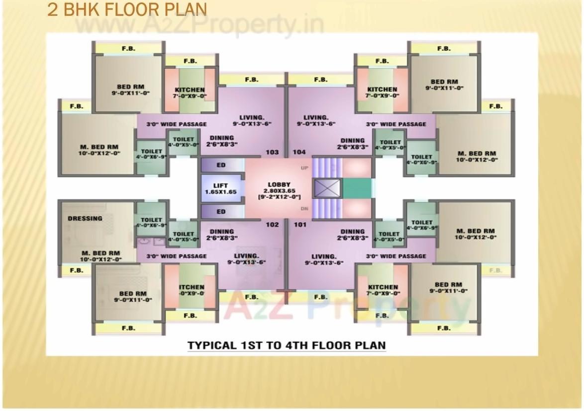 Layout of real estate project Arihant Amisha located at Mahodar, Raigarh, Maharashtra