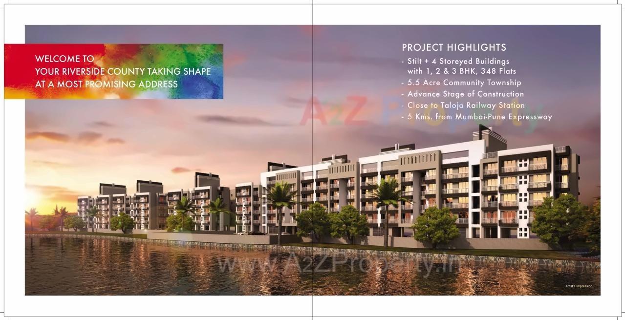 3D Elevation of real estate project Arihant Anaika located at Koyana-velhe, Raigarh, Maharashtra