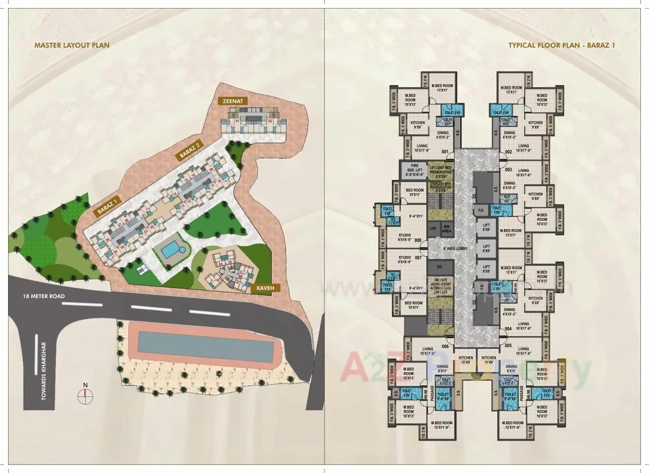 Layout of real estate project Arihant Clan Aalishan located at Rohinjan, Raigarh, Maharashtra