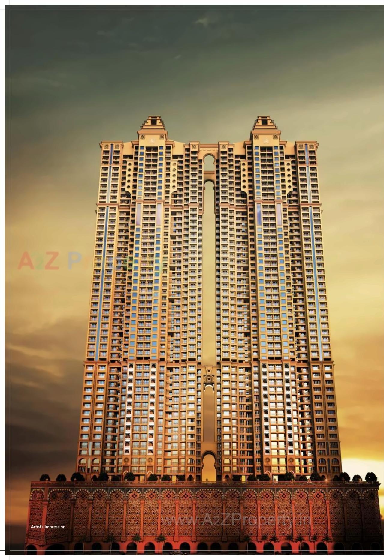 3D Elevation of real estate project Arihant Clan Aalishan located at Rohinjan, Raigarh, Maharashtra