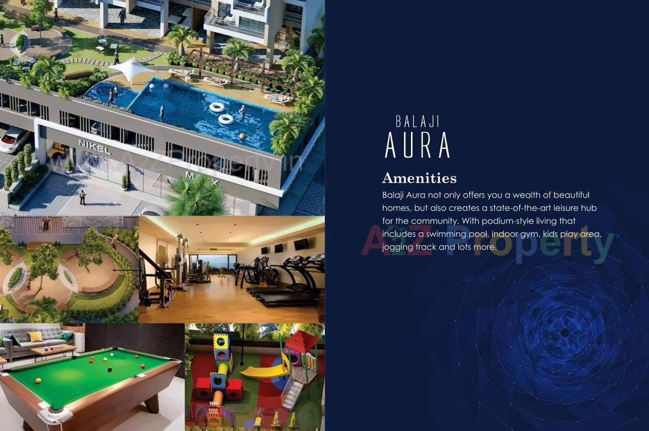 3D Elevation of real estate project Balaji Aura located at Taloje-panchnad-, Raigarh, Maharashtra