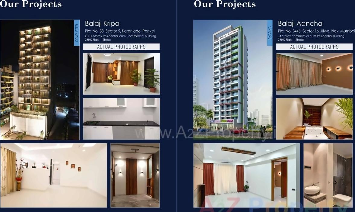 3D Elevation of real estate project Balaji Aura located at Taloje-panchnad-, Raigarh, Maharashtra