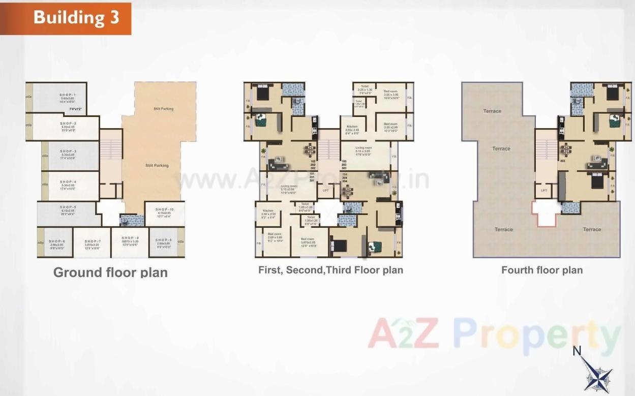 Layout of real estate project Balaji Residency Complex located at Hedutane, Raigarh, Maharashtra