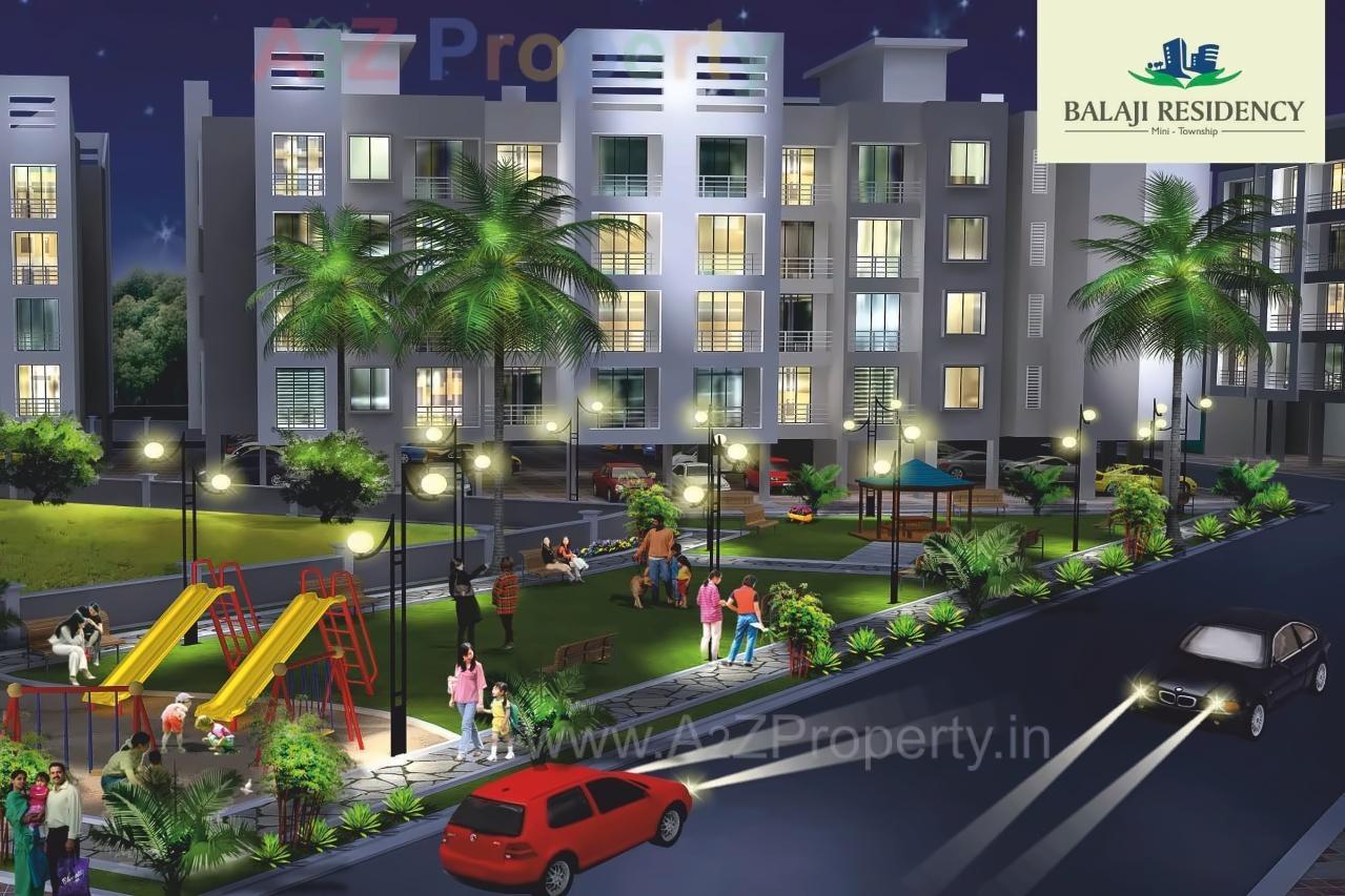 3D Elevation of real estate project Balaji Residency Complex located at Hedutane, Raigarh, Maharashtra