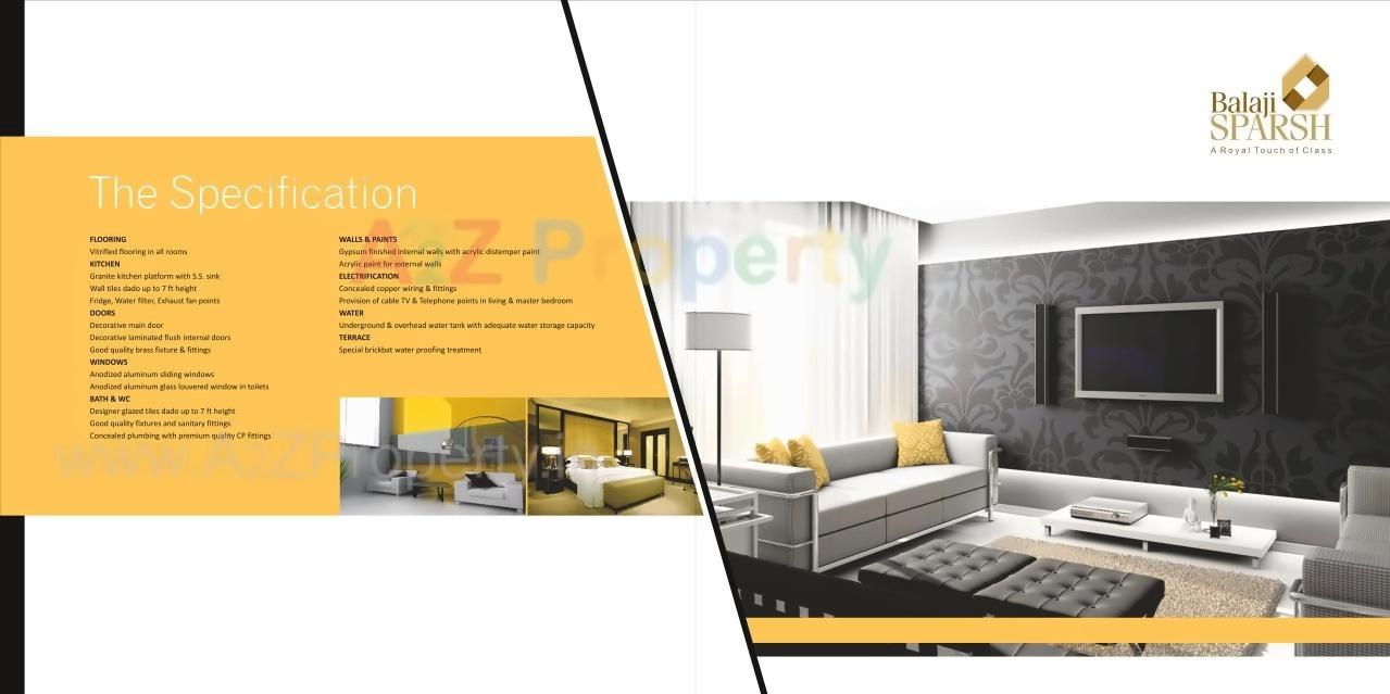 3D Elevation of real estate project Balaji Sparsh located at Ulawe, Raigarh, Maharashtra