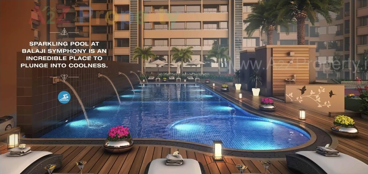 3D Elevation of real estate project Balaji Symphony located at Shilottar-raichur, Raigarh, Maharashtra