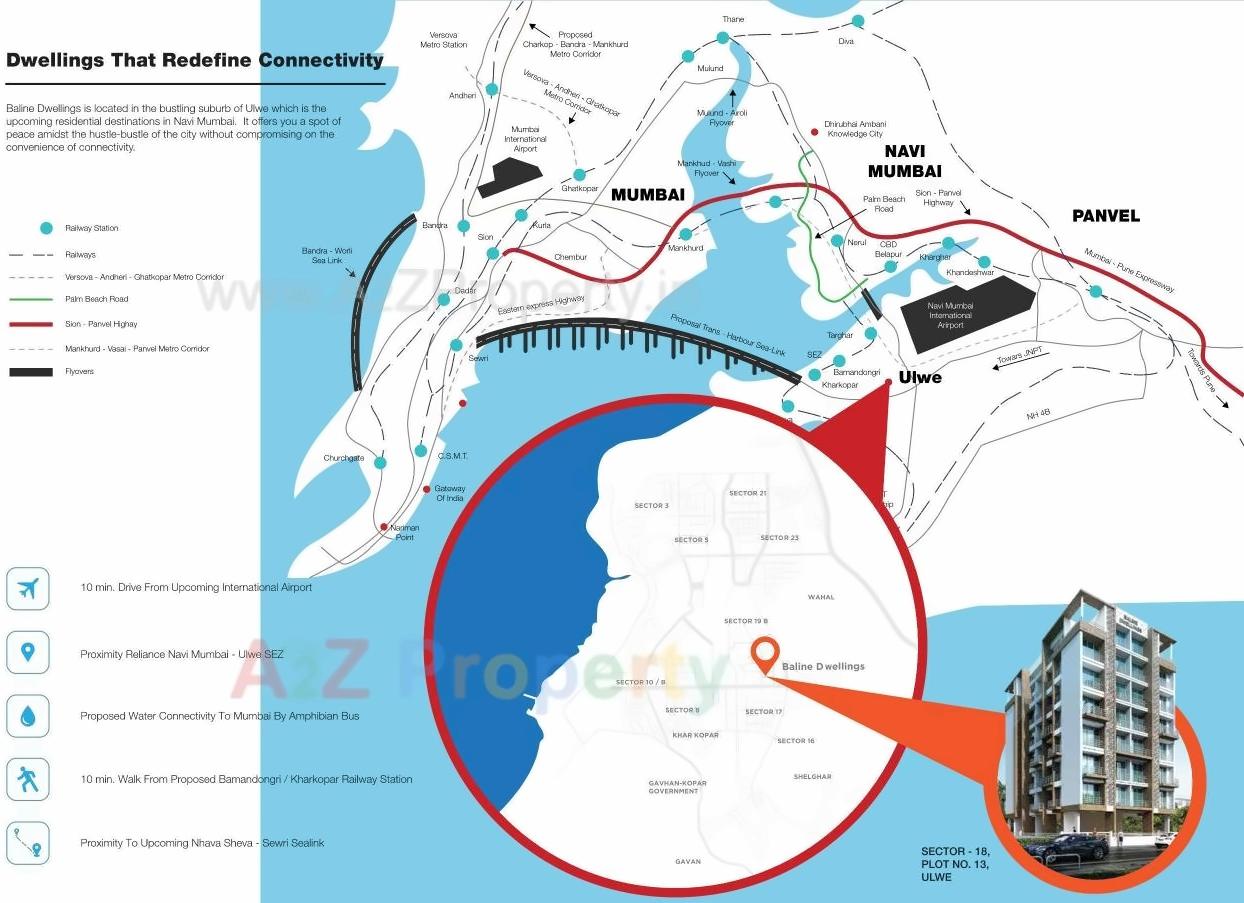  of real estate project Baline Dwellings located at Ulawe, Raigarh, Maharashtra