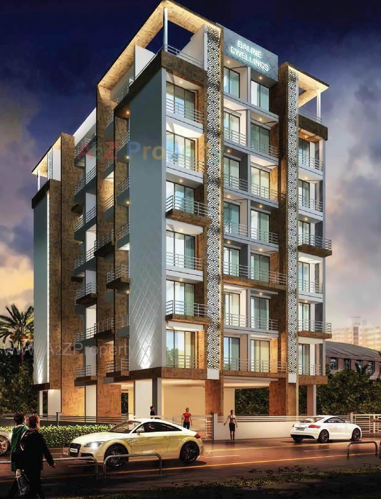 3D Elevation of real estate project Baline Dwellings located at Ulawe, Raigarh, Maharashtra