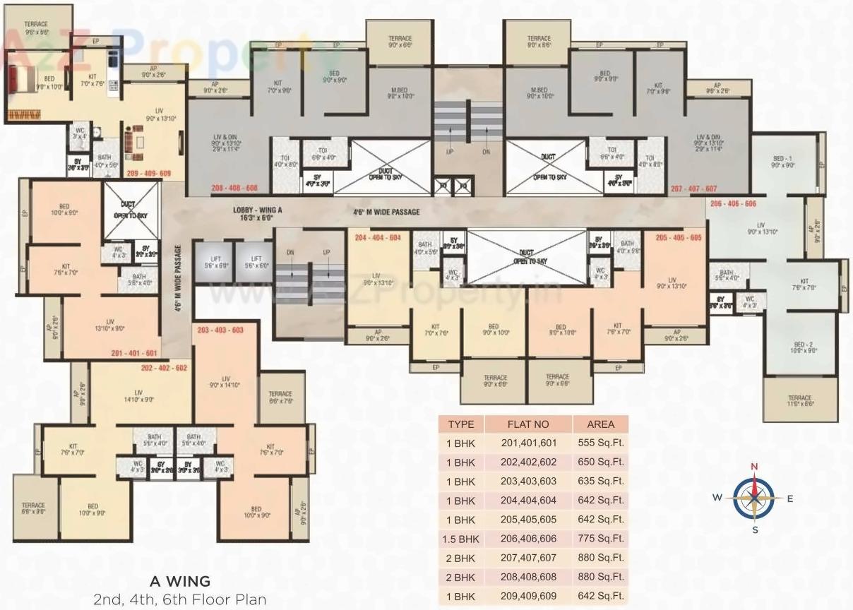 Layout of real estate project Bellavue located at Khopoli, Raigarh, Maharashtra