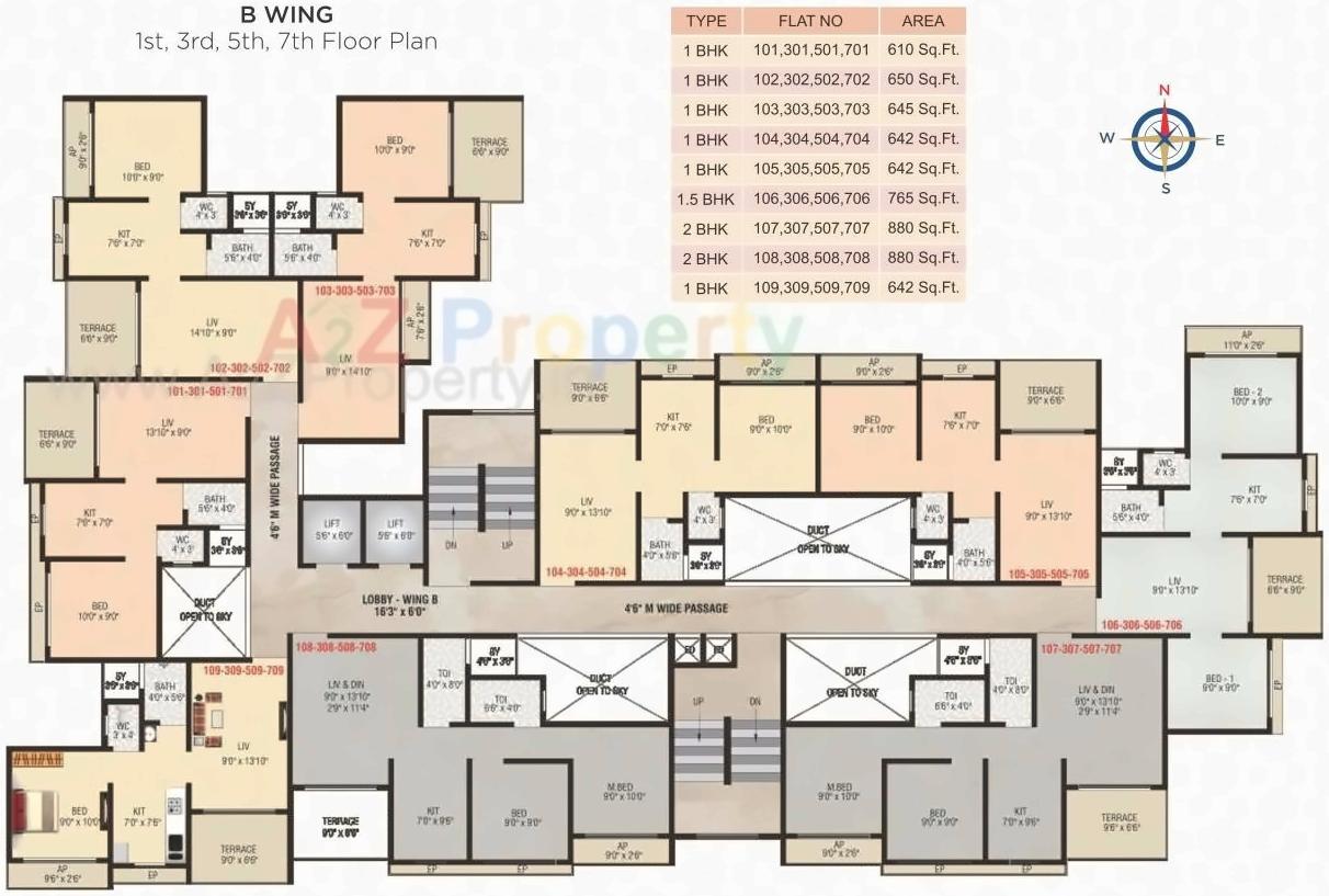Layout of real estate project Bellavue located at Khopoli, Raigarh, Maharashtra